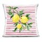 Stupell Industries Juicy Lemon Vine on Pink Indoor Pillow, 18 x 7 x 18